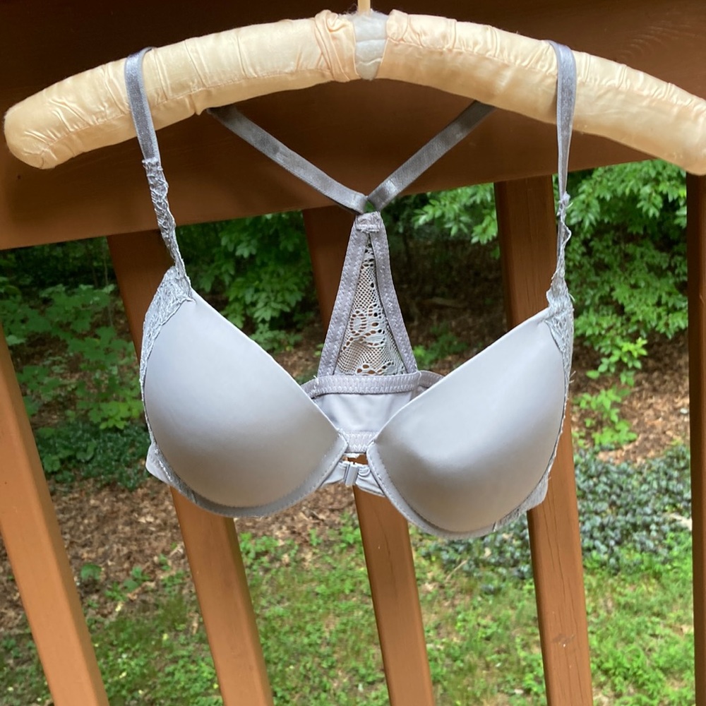 IZod grey push up bra